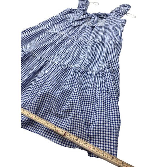 Old Navy Blue & White Gingham Tiered Sundress Size L - Picture 9 of 9